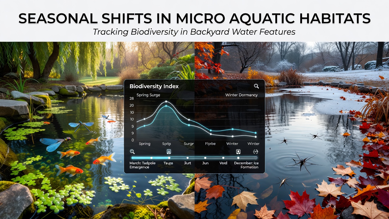 Seasonal Shifts in Micro Aquatic Habitats: Tracking Biodiversity in Backyard Water Features